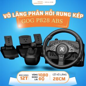 Vô Lăng Giả Lập P828A ABS – Giải Pháp Tập Lái Xe Mô Phỏng Giá Tốt Cho Người Mới-kèm ETS2, CityCarDriving , TaxiLife
