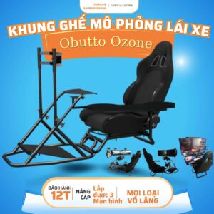 Buồng Lái Đua Xe Sim Racing Obutto Ozone - Chinh Phục Tốc Độ Với Góc Nhìn Siêu Rộng